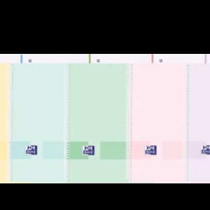 Oxford Live&Go Europeanbook 1 Tapa de Plastico A4+ 5x5 - 80 Hojas - Colores Surtidos