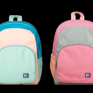 Oxford Mochila Reversible 2 en 1 Colorblock - Poliester Reciclado RPET - Capacidad 18L - 2 Modelos Disponibles
