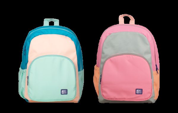 Oxford Mochila Reversible 2 en 1 Colorblock - Poliester Reciclado RPET - Capacidad 18L - 2 Modelos Disponibles