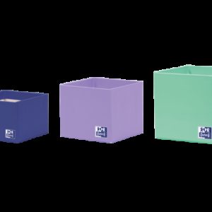 Oxford Portabolis 3 Cubiletes - Organizador de Escritorio - Incluye 3 Compartimentos - Diseño Compacto y Funcional