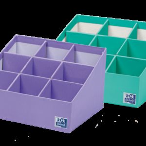 Oxford Portabolis Escalado 3x3 - Practico Organizador de Notas Adhesivas - Escala de Colores para Priorizar Tareas - Ideal para Planificar y Recordar Tareas