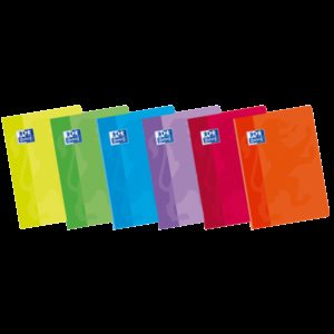 Oxford School Classic A4 Libreta Grapada Pauta 2.5 - Tapa Blanda - Margen de 48 Hojas - Colores Surtidos