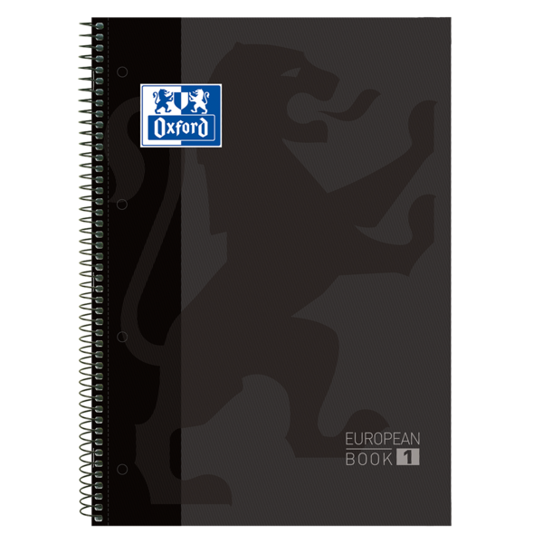 Oxford School Classic A4+ Europeanbook - Tapa Extradura - 80 Hojas - Color Negro