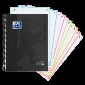 Oxford School Classic A4+ Tapa Extradura Europeanbook - 10 5x5 - 150 Hojas - Color Negro