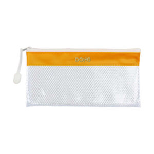 Dohe Bolsa Cremallera PVC - 22x11cm - Resistente al Agua - Ideal para Viajes - Cierre Seguro