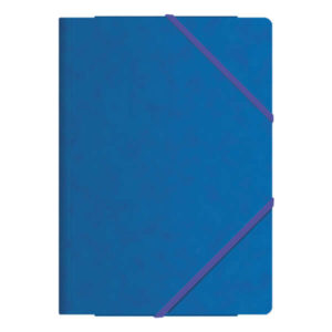 Dohe Carpetas de Gomas con Tres Solapas - Tamaño Folio - Fabricadas en Cartulina de Primera Calidad - Plastificadas - Cierre de Gomas Planas