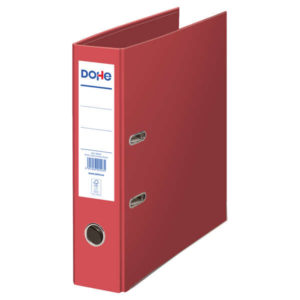 Dohe Archivador Ecofile - 320x285mm - Carton Rigido - Forrado con Papel Offset Impreso - Ollao, Rado, Tarjetero Adhesivo - Cantonera Metalica - Mecanismo de Palanca Niquelado