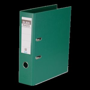 Elba Archivador Palanca Rado Plast A4 PVC - Resistente y Duradero - Capacidad para 80mm de Documentos - Fabricado en PVC de Alta Calidad
