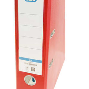 Elba Archivador Palanca Rado Top Folio - Lomo 80mm - Forrado Exterior Plastico - Interior Papel - Color Rojo