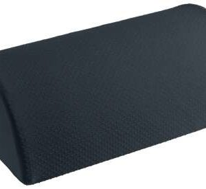 Leitz Ergo Cosy Reposapies de Escritorio - Promueve una Postura Saludable - Mejora la Circulacion - Funda Lavable - Para Usar con Calcetines o Descalzo - Color Gris Oscuro