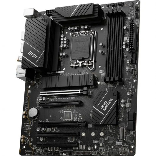 MSI Pro B760-P Placa Base Intel LGA 1700 WiFi, DDR4, HDMI, 4x Sata III, RJ-45, USB 2.0/3.2