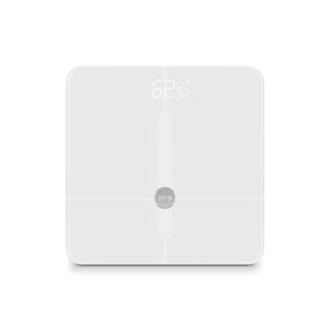 SPC Atenea Fit 2 Bascula de Baño Inteligente - Registra e Identifica hasta 10 Usuarios - Diseño de Cristal - Pantalla LED - Activacion Tactil - Peso Max.180kg