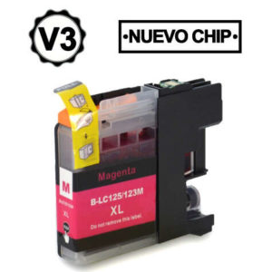 Brother LC123XL/LC121XL Magenta Cartucho de Tinta Generico - Reemplaza LC123M/LC121M