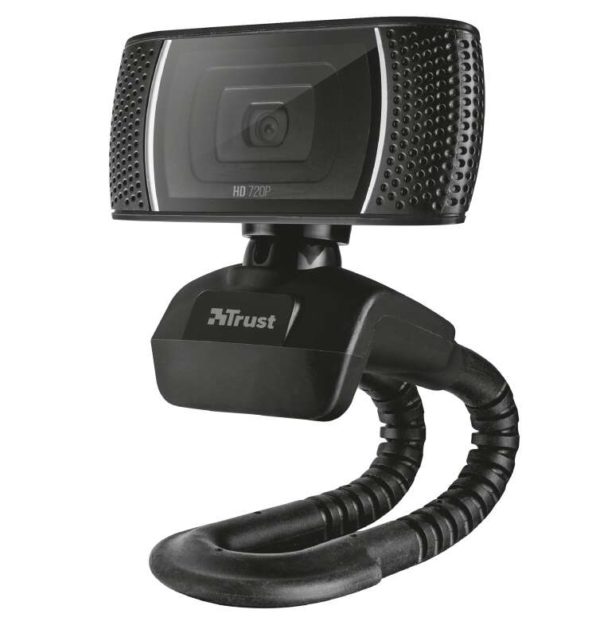 Trust Webcam con Microfono HD 720p 8MP Trino - Sujecion Flexible - Cable USB 1.43m